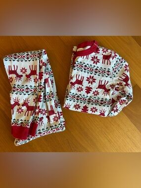 Hanna Andersson Deer Deer Holiday Pajama Set Size 14